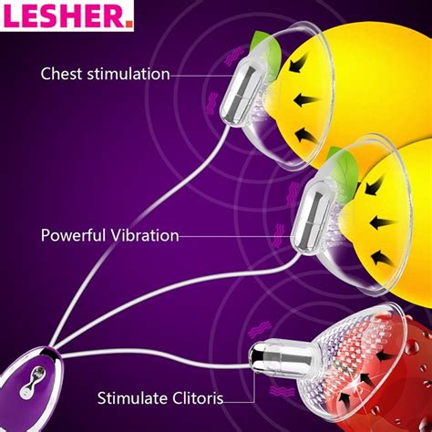 buy lesher new nipple massage vibrator clitoral stimulator oral sex adult sex toy breast pump
