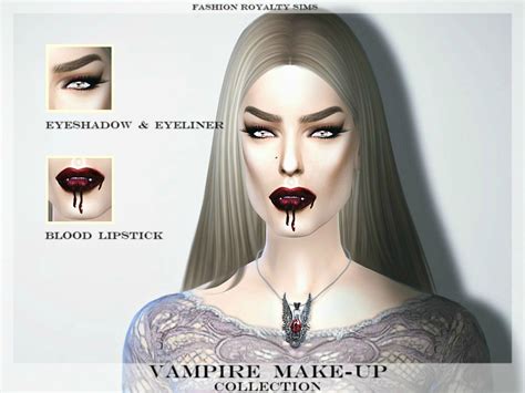 Sims 4 Ccs The Best Vampire Makeup Collection By Fashionroyaltysims