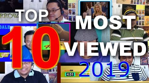 My Top 10 Most Viewed Videos Of 2019 Youtube
