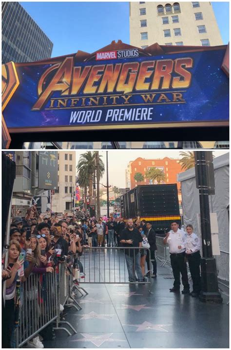 Avengers Infinity War World Premiere Experience
