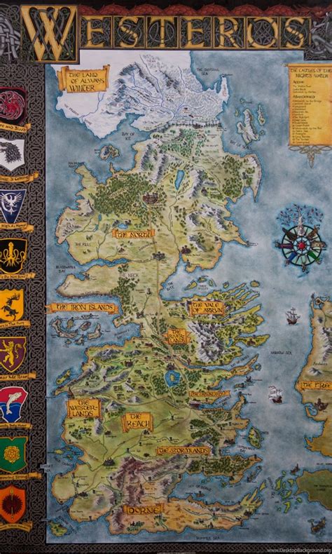 Map Of Westeros Tapestry Maps Of The World