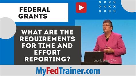 Time And Effort Reporting Federal Grants Administrative Requirements