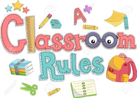 Clipart Of Classroom Rules Clip Art Riset
