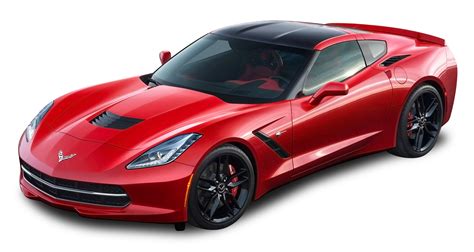 Red Chevrolet Corvette Stingray Top View Car Png Image For Free Download