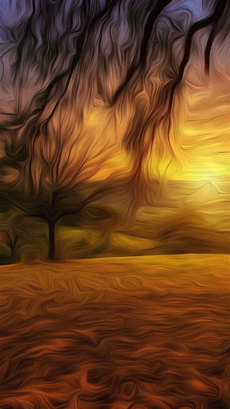 Nature Tree Dawn Lands Aesthetic Landscape Panorama Platar Sun Hd