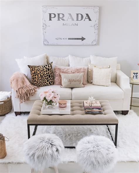 Neutral Cozy Chic Living Room Space Fancy Things Fancy Things