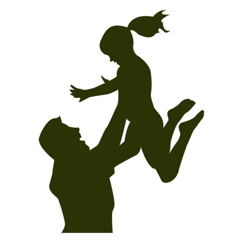 Father Daughter Silhouette Clip Art At Getdrawings Free Download