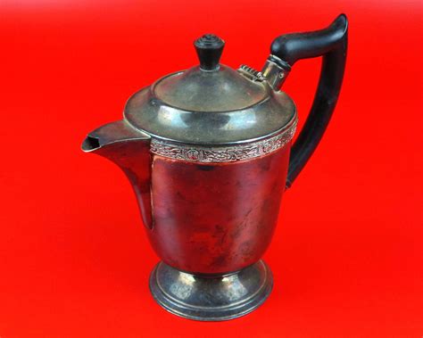 Antique Silver Plated Brass A1 Epns Teapot Vintage Brass Etsy In 2021