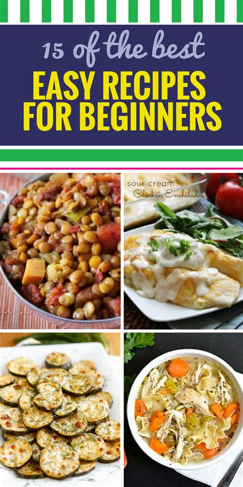 15 Easy Recipes for Beginners - My Life and Kids