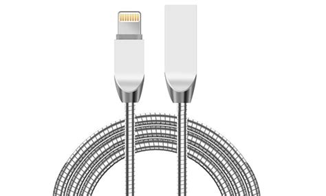 2 Metal Braided Lightning Cables Groupon