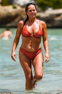 Karen Danczuk Wears A Bikini On The Beach In Spain Daily Mail Online