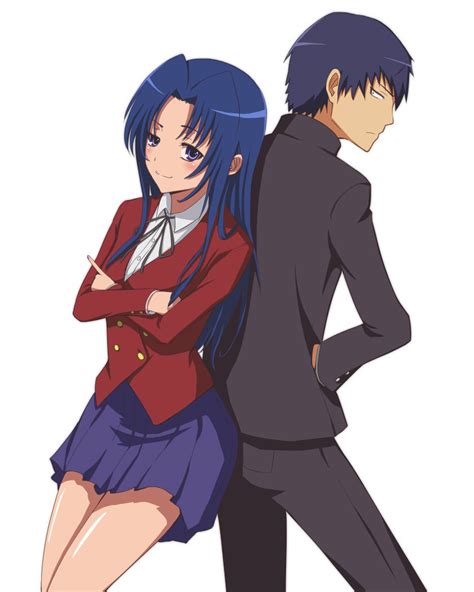 Kawashima Ami And Takasu Ryuuji Toradora Drawn By Akitoakitotika