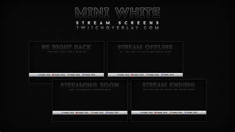 Beranda opera mini offline setup / download opera browser latest version free for windows 10 7 : Mini White - Black & White Stream Screens - Twitch Overlay