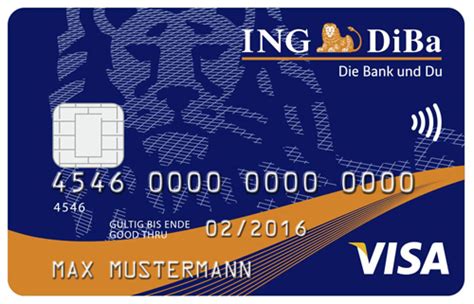 Das „login banking in blau ist vor dem weißen hintergrund deutlich zu sehen. Mit Visa payWave noch einfacher bezahlen - ING-DiBa ...