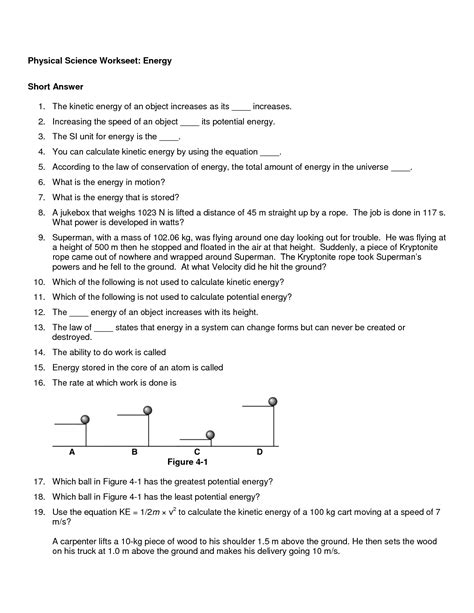 14 Best Images Of Source Energy Worksheet Answer Key Different Forms