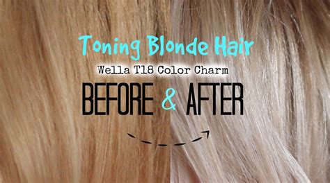 Toning Blonde Hair To Lightest Ash Blonde Wella T Colour Charm Toning Blonde Hair Hair