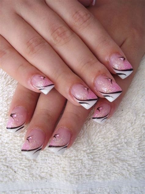 20 French Manicure Nail Art Ideas Manicure Nail Designs French
