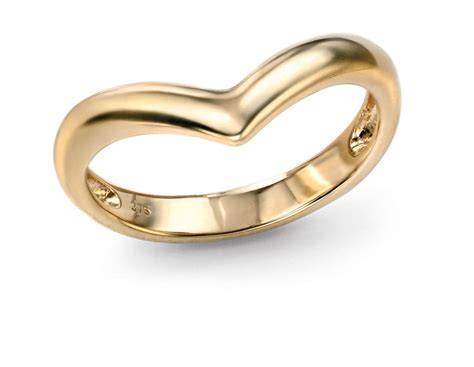 Ladies 9ct Yellow Gold Wishbone Ring 3 Grams Women Rings Wishbone Ring Heart Shaped Jewelry