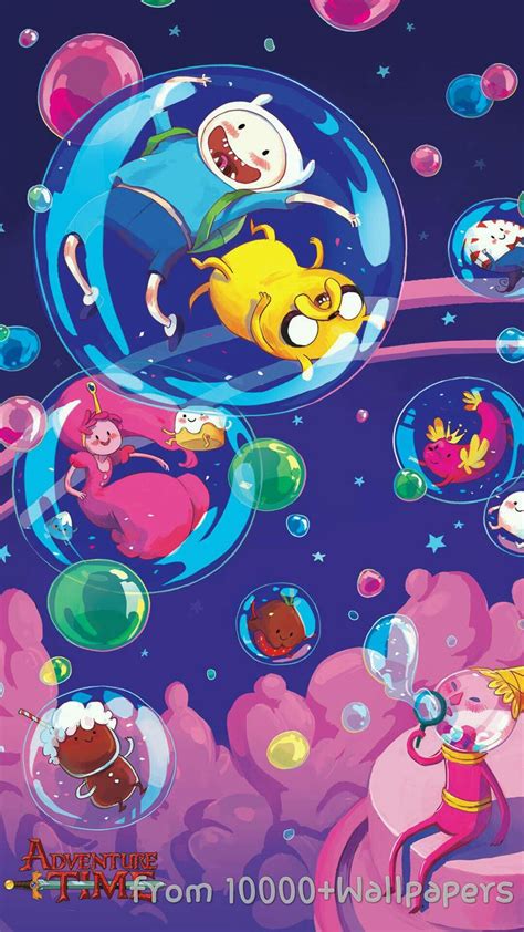 Trippy Adventure Time Iphone Wallpaper Free 4k Wallpaper