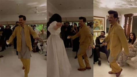 Anil Kapoors Impromptu Dance With Rhea Kapoor At Her Wedding Party Is