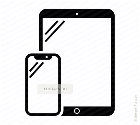 Iphone X And Ipad Vector Icon
