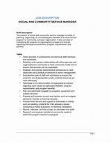 Community Service Manager Images