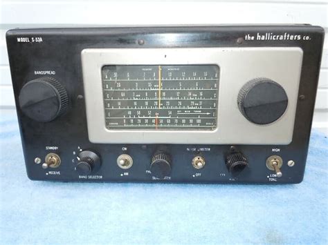 Hallicrafters S 53a Broadcast And Shortwave Tube Radio Receiver Reverb