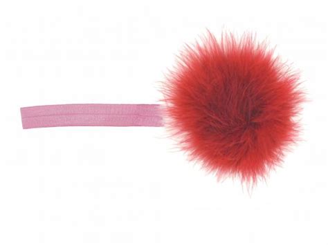 Candy Pink Flowerette Burst With Red Small Regular Marabou F