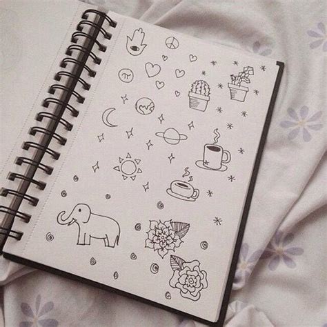 Cute Little Notebook Drawings Notebook Doodles Notebook Drawing