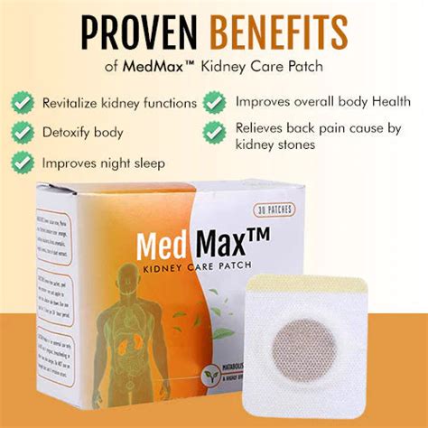 Medmax™ Natual Herbal Kidney Care Patch Greevener