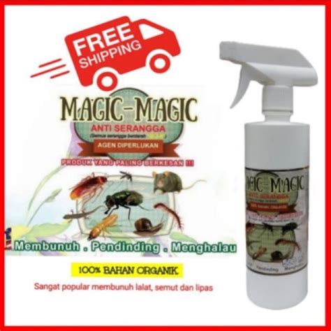 Magic Spray Insect Repellent Organic Bunuh Serangga Tidak Beracun