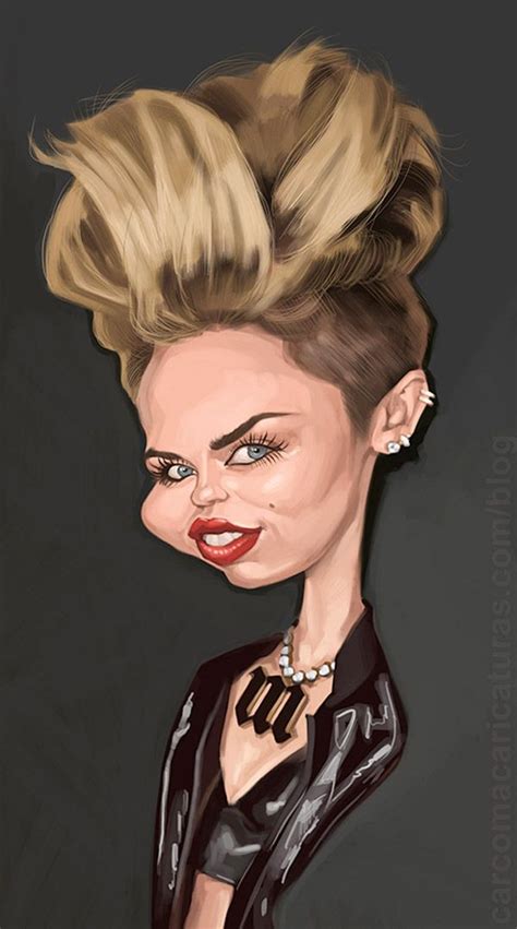 Caricatura De Miley Cyrus Caricature Celebrity Caricatures V