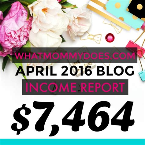 april 2016 income report 7 464 {lessons and breakthroughs} what mommy does