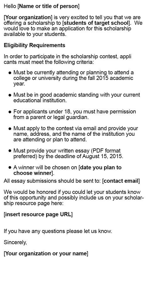 Sample application letter for scholarships scholarship application letter sample pdf mary rowland. Bravery short essay scholarships