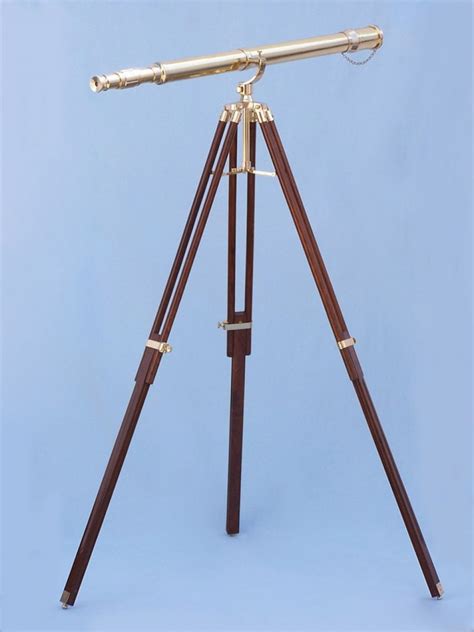 Buy Floor Standing Brass Galileo Telescope 62in Model Ships