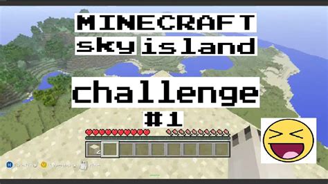 Minecraft Sky Island Challenge 1 Youtube