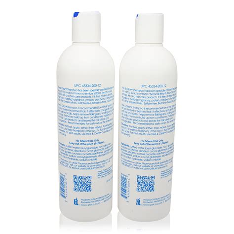 Free And Clear Shampoo 12 Oz Pack Of 2