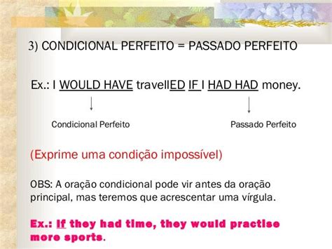 Aula De Inglês The Conditional Tenses If Clauses
