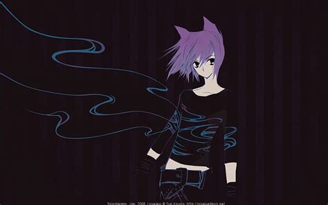Nekomimi Loveless Purple Hair Cat Ears Anime Anime Boys Ritsuka