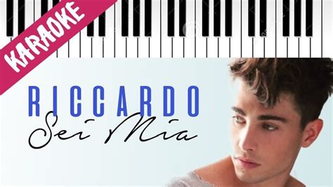 Riccardo Marcuzzo Sei Mia Amici 16 Piano Karaoke Con Testo