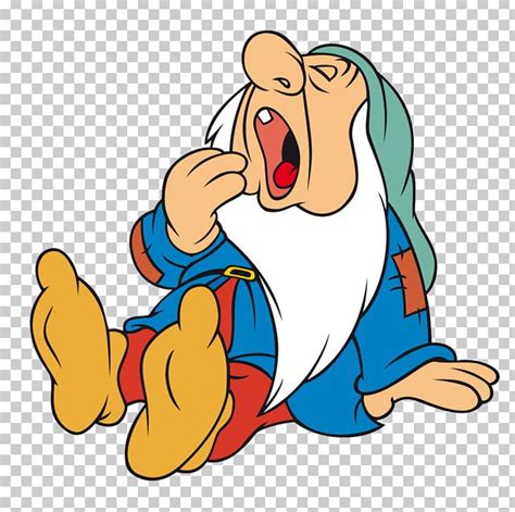 Seven Dwarfs Bashful Sneezy Sleep Png Clipart Animated Cartoon Arm