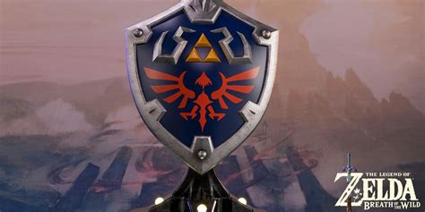Zelda Hylian Shield Collectible Statue Drops To 64