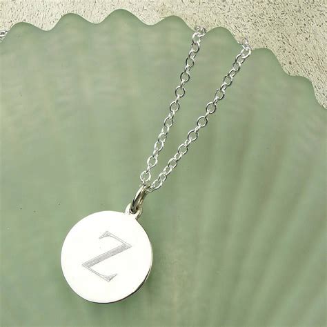 Personalised Silver Name Pendant With Images Silver Pendants