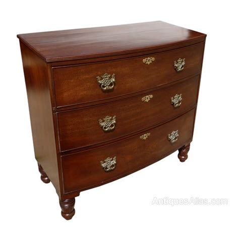 Victorian Mahogany Bowfront Chest Of Drawers Antiques Atlas