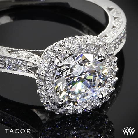The cut of a diamond can dramatically alter the overall look and style of the engagement ring, so this might be one of the most important decisions to consider as you're selecting a diamond. Tacori HT2522CU Blooming Beauties Botanical for Cushion Diamond Engagement Ring | 3035