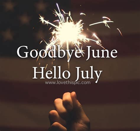 Sparkler Goodbye June Hello July Pictures Photos And Images For
