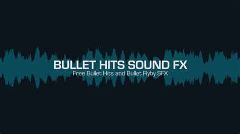 Free Bullet Hits Sfx Stock Footage Collection From Actionvfx Youtube