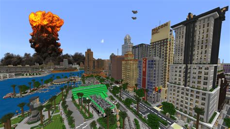 Neun Jahre Bauzeit Minecrafts Größte Stadt Zwingt Jeden Pc In Die Knie