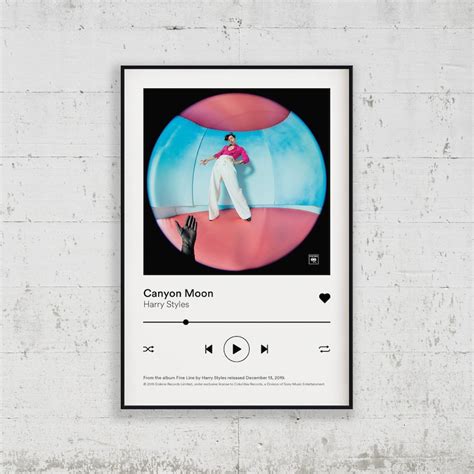 Choose Your Song Spotify Custom Album Cover Poster Print Etsy