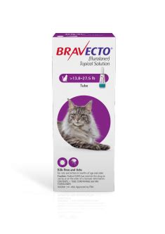 Bravecto offers long lasting flea and tick protection for your cat or dog in one dose. Bravecto Topical for Cats: California Pet Pharmacy
